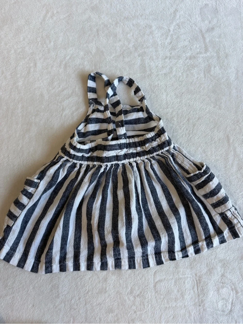 Black Floral Dot-Print Girls' Sundress